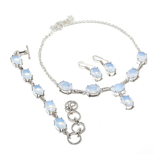 Set gioielli solitario pietra