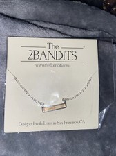 Collana con ciondolo barra